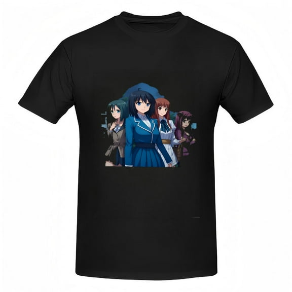 Cotton Short Sleeve T-Shirts for Women - Vibrant Anime Style Tee Tops with Unique Character Designs Perfect for Casual Wear
