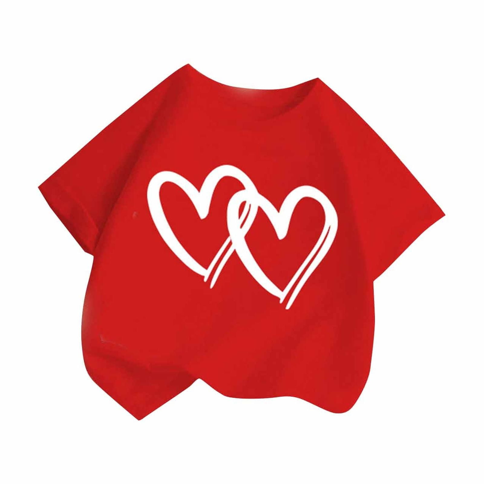 KIDS SHORT SLEEVE T-SHIRT 4-10 YOUNG HEARTS
