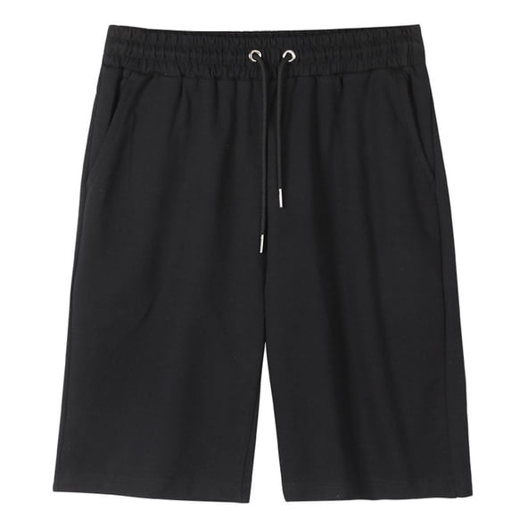 Cotton Shorts for Girls & Boys with Pockets and Drawstring Elastic Waisted Toddlers Kids Solid Straight Leg Atheltic Sweat Short 3-13Y