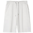 thumbnail image 1 of Cotton Shorts for Girls & Boys with Pockets and Drawstring Elastic Waisted Toddlers Kids Solid Straight Leg Atheltic Sweat Short 3-13Y, 1 of 5