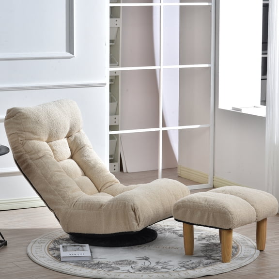 Cotton Single Sofa Reclining Chair Japanese Chair Lazy Sofa Tatami Balcony Reclining Chair Leisure Sofa