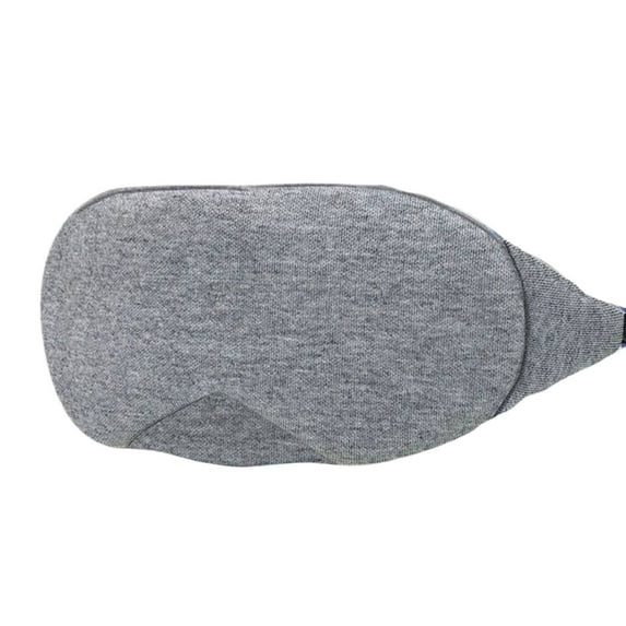 Cotton Sleep Eye Mask, Travel Eye Mask for Sleeping Airplane Blackout Eye Covers for Long Flight Essentials Accessories, Comfortable Sleep Night Masks for Men Women Side Sleeper, 6.02Inches
