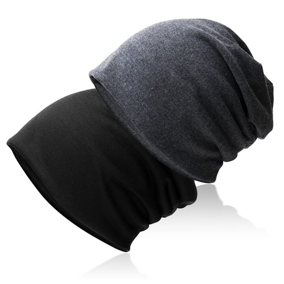 Cotton Slouchy Beanie Hat Stretch Hip-Hop Warm Skull Caps Unisex Baggy Lightweight Beanie for Women