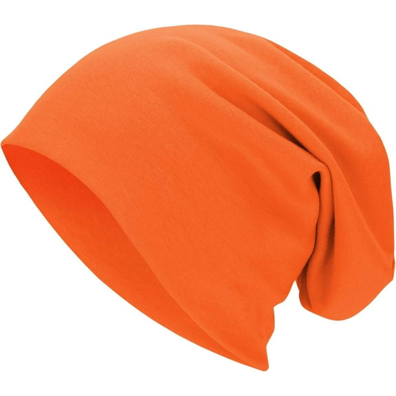 Cotton Slouchy Beanie Hat for Women Men, Stretch Hip-Hop Warm Skull Caps Baggy Lightweight Beanie