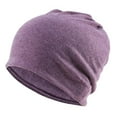 thumbnail image 1 of Cotton Slouchy Beanie Soft Lightweight Running Beanie Chemo for Men Women -, 1 of 6