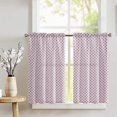 thumbnail image 1 of Cotton Small Dots Print Café Tier Curtains Window Treatment Kitchen Home Décor, 1 of 1
