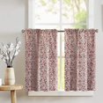 thumbnail image 1 of Cotton Small Flowers Allover Print Café Tier Curtains Window Treatment Kitchen Home Décor, 1 of 1