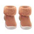 thumbnail image 1 of Cotton Sock Shoes Non- Breathable Slippers Winter Sneaker Walking Shoes for 9-12 Months, 1 of 7