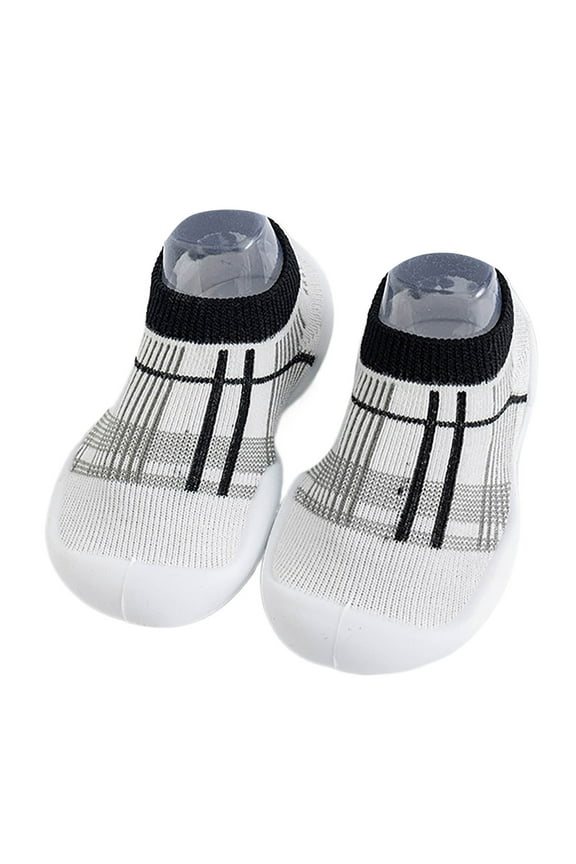 Cotton Sock Shoes Non Floor Breathable Slippers on Sneakers Boys Girls Walking Socks Shoes for Toddler Girls Boys 6
