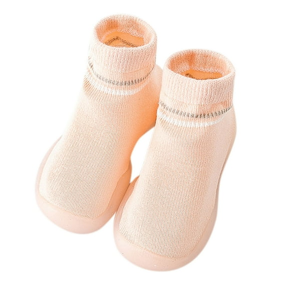 Cotton Sock Shoes Non Floor Slipper Soft Sole Winter Sneaker Baby Walking Shoes for Toddler Girls Boys 2-3 Years
