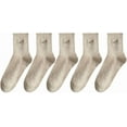 thumbnail image 1 of Cotton Sock for Women, 5 Pack Calf Socks, 1 of 5