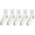 thumbnail image 1 of Cotton Sock for Women, 5 Pack Calf Socks, 1 of 6