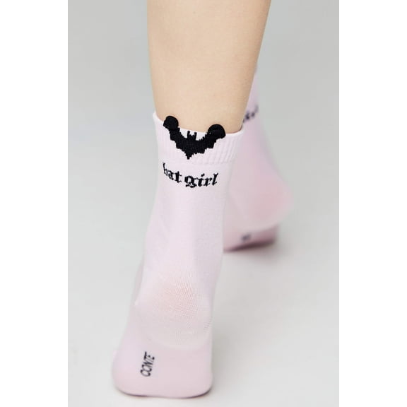 Cotton Socks Conte Classic 245 - Picot "Batgirl"