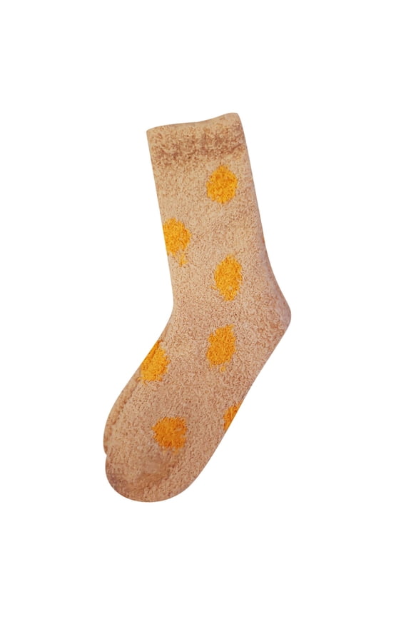 10 Pairs Cotton Socks For Women Soft Coral Velvet Short Ultimate Comfort Unisex Calf Socks,Khaki,A