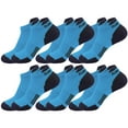 Cotton Socks for Men Low Cut, Max Cushion Thick Athletic Ankle Mens