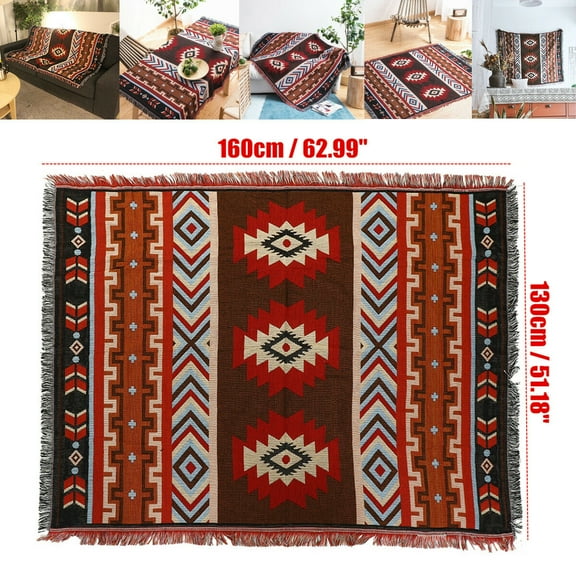 Cotton Sofa Chair Cover Throw Blanket Wall Hanging Rugs Tapestry Mat 130*160CM