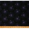 thumbnail image 1 of Cotton Solar Systems Outer Space Planets Suns Astronomy Moonlight Navy Blue Cotton Fabric Print by the Yard (WELM-20064-364ASTRAL), 1 of 1