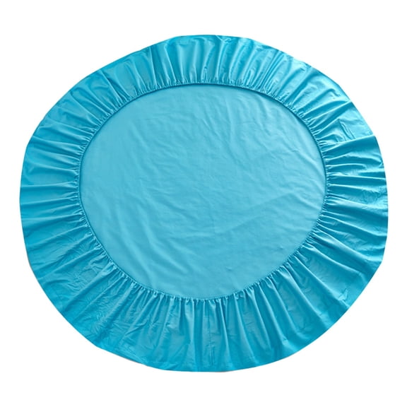 Cotton Solid Color Round Fitted Sheet Bu2 A, Round Bed Sheet 25Cm Depth Pocket 200*200Cm Solid Color Sheets Light