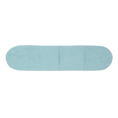 Cotton Solid Runner 13X72 Aqua