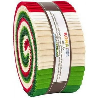 20 2.5 Christmas Medley Jelly Roll 20 Different Prints-1 of Each #2 WOF