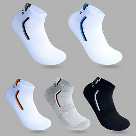 Cotton Sports Socks Absorb Sweat Ankle Socks Set Meias
