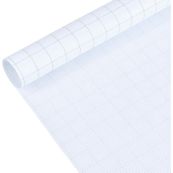 Cotton Stitch Fabrics Aida Cloth Rectangle White 502x300x0.5mm for DIY