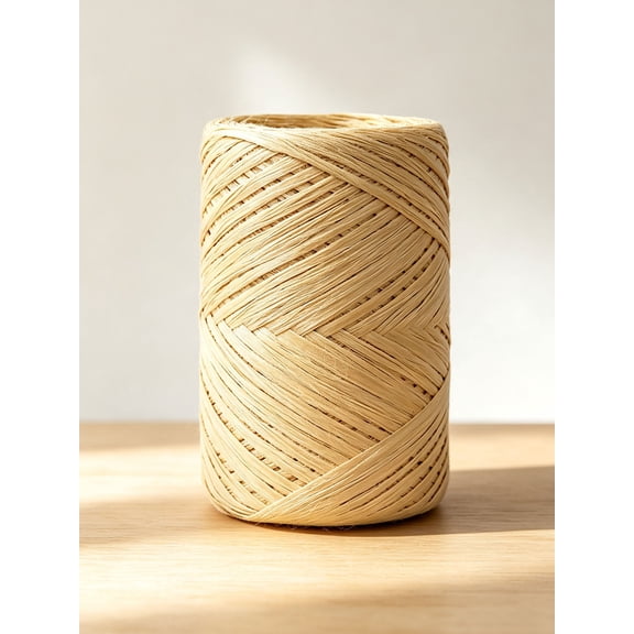 Cotton Straw Weaving Cord, Braided Thread for DIY Knitting and Craft Projects - K