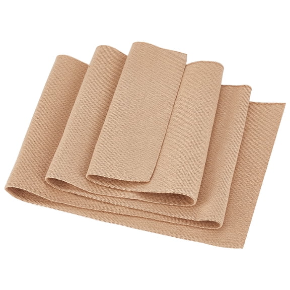 Cotton Strechy Kintted Rib Fabric Camel Tubular Rib Knit Fabric Ribbing Cuff Material for Collar Neck Bands Trim Material Jacket Sewing 39x5.8 inch