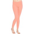 thumbnail image 1 of Cotton Stretch Ankle Length Leggings, S, Dark-Rust, 1 of 1