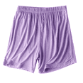 thumbnail image 1 of Cotton Stretchy Shorts for Women Casual Summer Tummy Control Workout Gym Athletic Running Yoga Shorts Elastic Waist Lounge Shorts Solid Color Homewear Shorts, 1 of 5