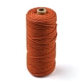 thumbnail image 1 of Cotton String Threads for Crafts Knitting Making Salmon 3mm about 109.36 Yards(100m)/Roll, 1 of 3