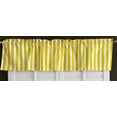 thumbnail image 1 of Cotton Stripe Window Valance 58" Wide 1 Inch Stripe Yellow and White, 1 of 1