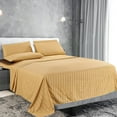 thumbnail image 1 of Cotton Striped Sheet Set - 400 Thread Count with 15" Deep Pocket, 1 of 4