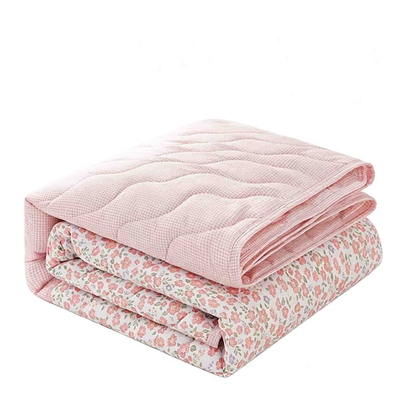 Cotton Summer Cooling Blanket - Breathable Bedding for Dormitory Use