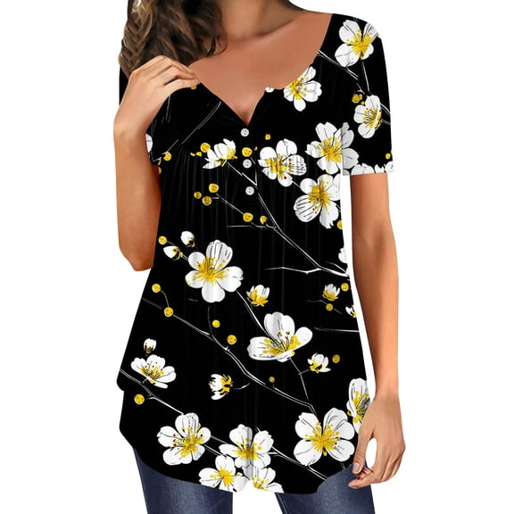 Cotton Summer Tops for Women 2025 Lace Blouses for Women Black T Shirts Loose Fit