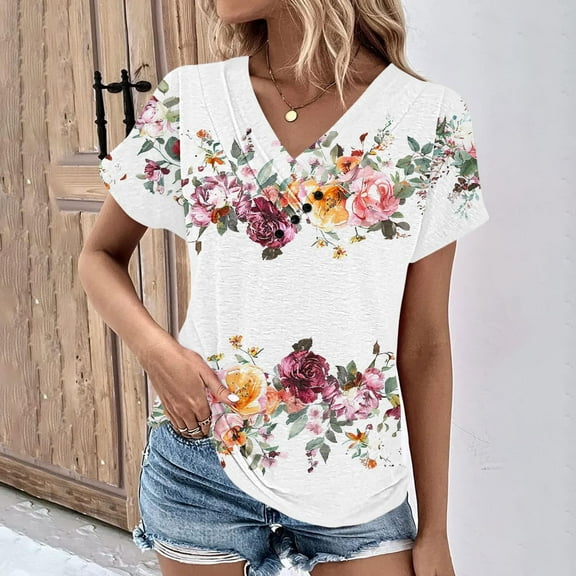 Cotton Summer Tops for Women 2025 Womens Blouses for Work Professional Tess for Women Golf