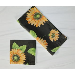 Sunflower Cloth Napkins / Set of 4 Dinner Napkins – Farmhouse for