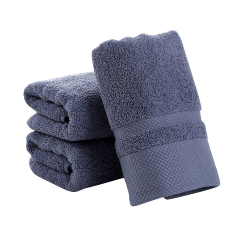Cotton Super Soft Towels, Ultra Soft Towel Hand Bath Thick Towel for  Bathroom, Blue Gray, Pack of 1