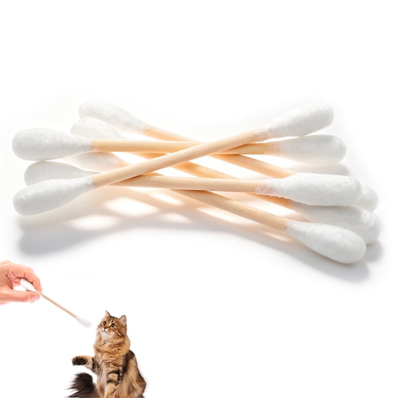Cotton Swab Cat Toy 6 Pack Giant Kitty Kick Stick for Indoor Boredom Big Interactive Kitty Kicker Play Lover Present Accessories