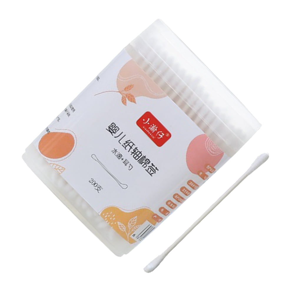 Cotton Swabs Ear Baby Swab Tip Q Kids Applicator Buds Nose Children