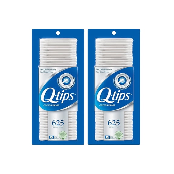 Cotton Swabs For Hygiene and Beauty Care Original Cotton Swab Made With 100% Cotton 625 Count (Pack of 2)