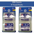 thumbnail image 1 of Cotton Swabs, for Beaty, Hygiene, First Aid, Travel Pack 200 Counts 4 Packs Perfect for Traveling, 1 of 5