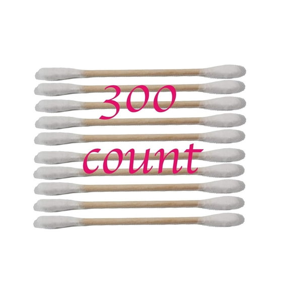 Cotton Swaps Wooden Sticks (300 Count)