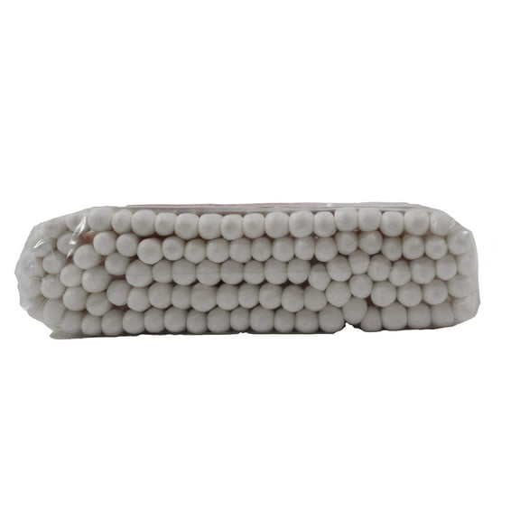 Cotton Swaps Wooden Sticks, 500 Count (5 Packs) 100% Cotton Cotton Sticks (500 Count)