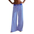 thumbnail image 1 of Cotton Sweatpants Women Hiking Cargo Pants Women Straight Leg Sweatpants for Women Capri Pants for Women Plus Size Stretchy Work Pants Wide Leg Cargo Pants for Women Blue S, 1 of 7