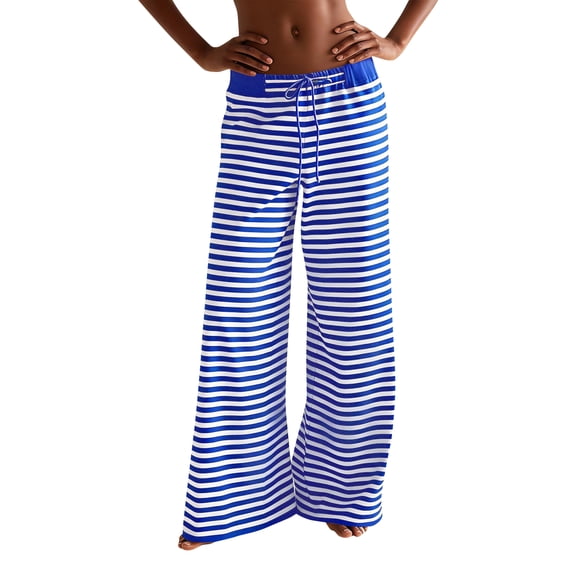 Cotton Sweatpants Women Wide Leg Cargo Pants for Women Womens Wide Leg Pants Straight Leg Scrub Pants for Women Casual Work Pants Women Camo Cargo Pants for Women Blue 2XL