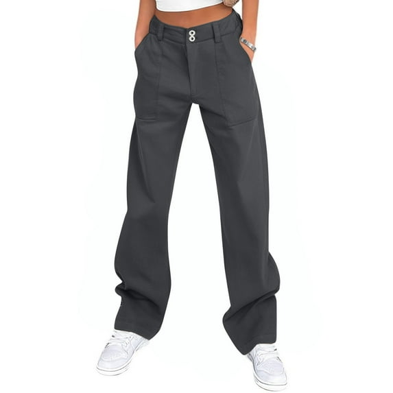 Cotton Sweatpants Women Womens Cargo Work Pants Straight Leg Sweatpants for Women Work Pants Women Stretch Stretchy Work Pants Cargo Pants Women High Waist