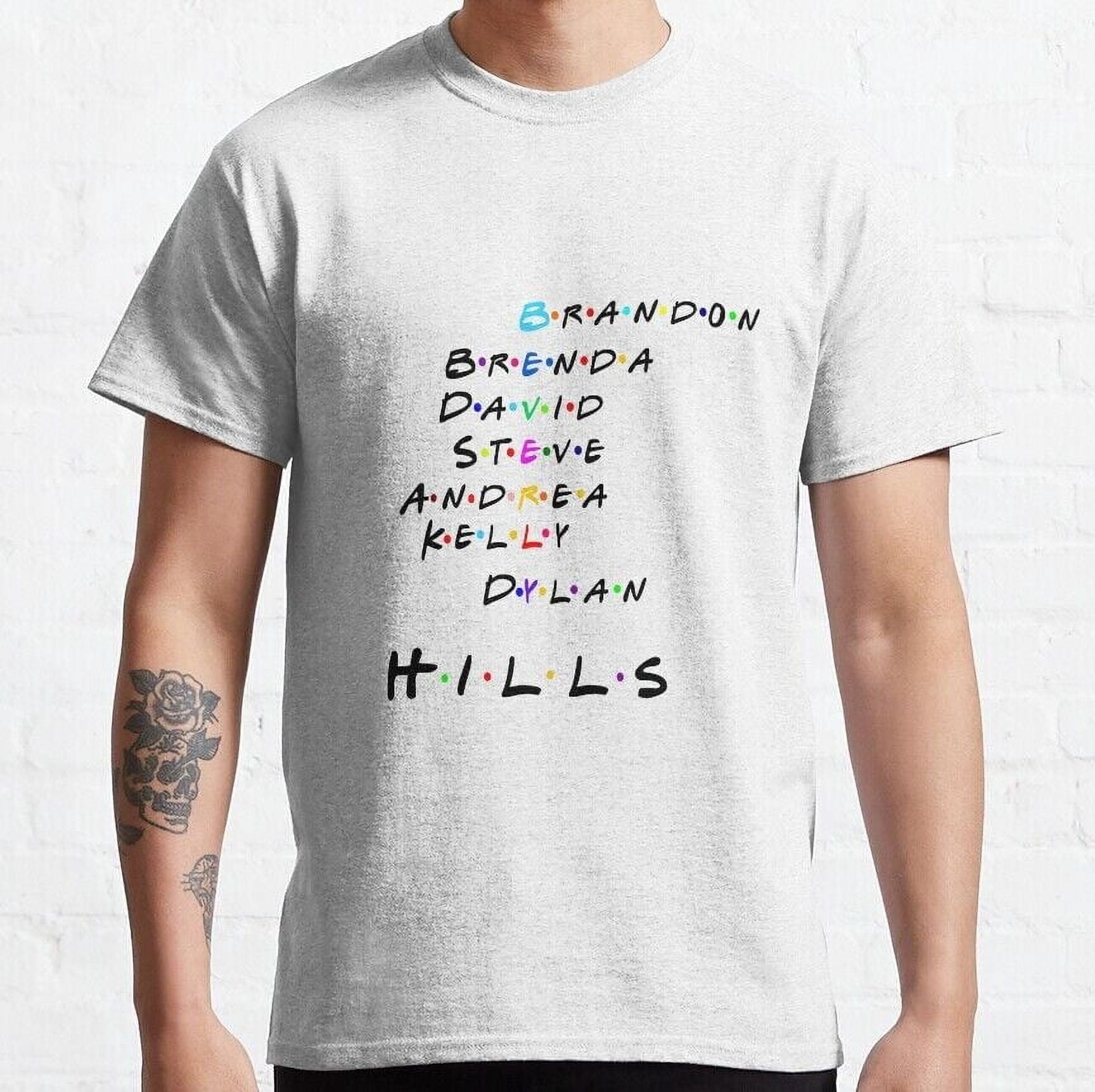 Sweat-shirt 90210 Brandon & Kelly - Licence Officielle Beverly Hills 90210 - Coupe Classique, 241 G - Cadeau Fan Série TV