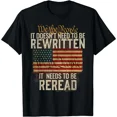 thumbnail image 1 of Cotton T-Shirt It Doesn t need to be Rewritten Constitution We the People T Shirt, 1 of 3