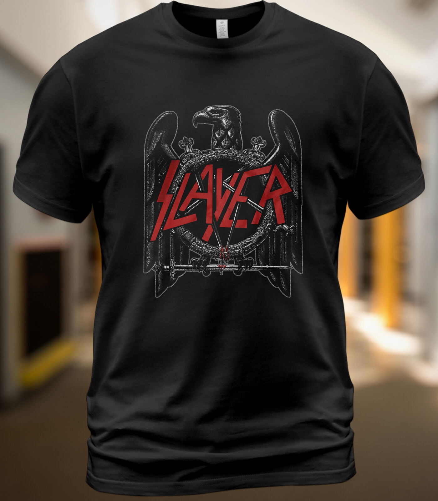 Cotton TShirt Slayer Repentless Album Tee Kerry King Tom Araya Paul